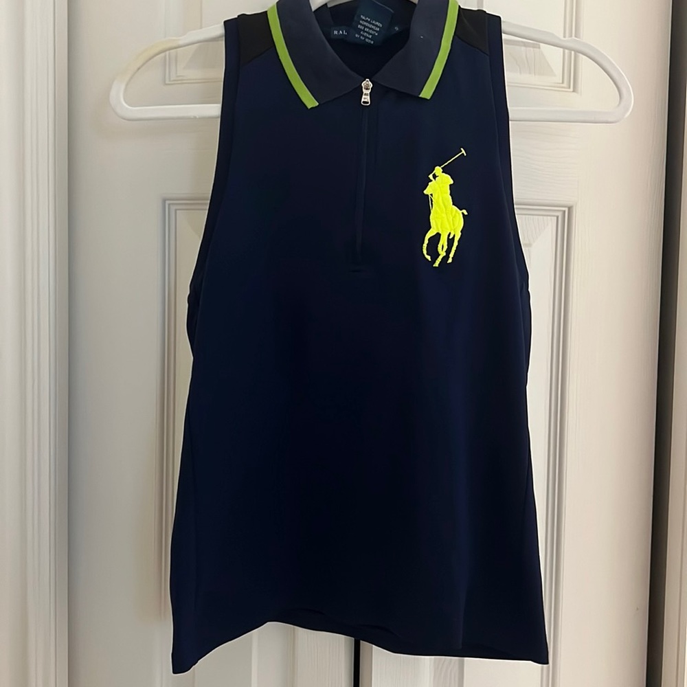 Ralph Lauren Big Pony Sleeveless Polo Shirt
